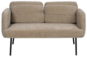 Beżowa sofa z tkaniny szenilowej 127 cm Bind – Ixia