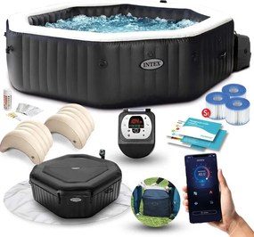 Jacuzzi ogrodowe dmuchane Intex 462, SPA 6-osobowe, WiFi, 140 dysz, 218 cm