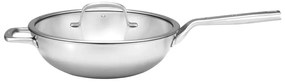 Patelnia wok ze stali nierdzewnej z pokrywką ø 30 cm Chili Ta – FABINI
