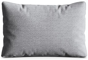 Jasnoszara poduszka na sofę z materiału bouclé Kemi – Cosmopolitan Design