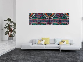 Obraz abstrakcji ozdobnej (170x50 cm)