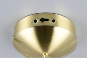 Lampa wisząca LED ze ściemniaczem w kolorze mosiądzu Melita – Trio