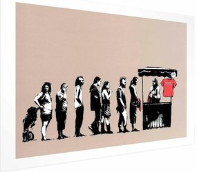 Plakat Zniszczyć kapitalizm 42x29,7 cm bez ramy z marginesem ARTGEIST B