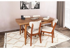 Rozkładany stół jadalniany Inci Walnut