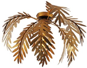 W stylu vintage lampa sufitowa złota 45 cm okrągła - Botanica Rustykalny / Vintage Oswietlenie wewnetrzne