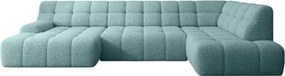 Narożnik COCOON XL w układzie U z elektryczną regulacją siedziska Prawostronny w tkaninie JAGUAR 16