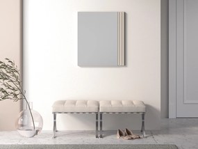 Lustro z ryflowaną wstawką Sophie 21, kaszmir