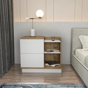 Stolik nocny Rena White