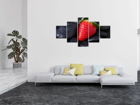 Obraz - truskawka (125x70 cm)