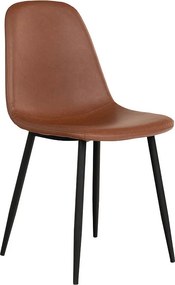 Zestaw 2 Krzeseł Sztokholm, Brązowy, 54x44x88 cm, Kendra Home