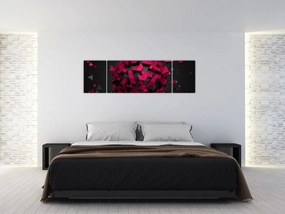 Obraz abstrakcji 3D (170x50 cm)