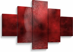 Obraz - Księżyc na powierzchni (125x70 cm)