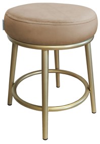 Taboret Ben noga metalowa złota MG06