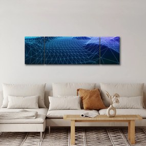 Obraz - Góry w modelu komputerowym (170x50 cm)