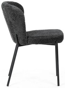 Zestaw krzeseł do jadalni Bouclé CT-W1077 GREY2, 4szt.