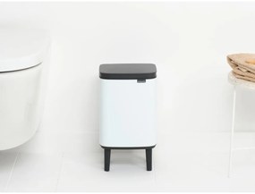 Biały stalowy kosz na śmieci 4 l Bo Hi – Brabantia