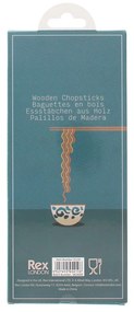Drewniany zestaw pałeczek w naturalnym kolorze 5 szt. Japanese Heritage – Rex London