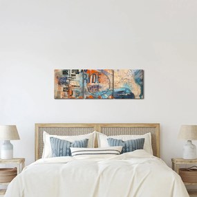 Obraz - Urodzony by jeździć (z zegarem) (90x30 cm)