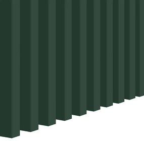 Lamele ścienne w kolorze butelkowej zieleni 15 szt. F6-R09