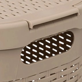 Wysoki kosz na pranie z plastiku, 40 l