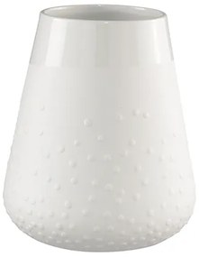 Biała porcelanowa waza DOTS