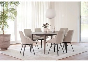 Okrągły rozkładany stół z litego drewna dębowego ø 120 cm Filippa – Rowico