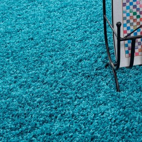 Dywan shaggy  Turkusowy 240 cm x 340 cm