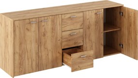 Szafka HUGOS 180, dąb craft złoty