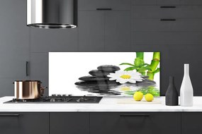 Panel Szklany Harmonijna Kompozycja Zen z Bambusem