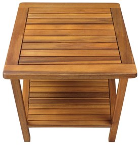 Casaria Drewniany stolik WASHINGTON, 45x45x45cm, brązowa