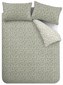 Zielona bawełniana pościel dwuosobowa 200x200 cm Shadow Leaves – Bianca
