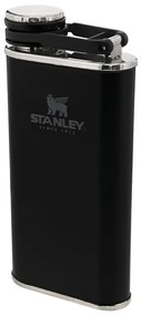 Czarna piersiówka ze stali nierdzewnej 230 ml Easy-Fill width mouth Flash – Stanley