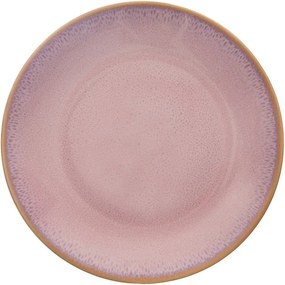Różowy ceramiczny talerz deserowy ø 20,5 cm Glaze – Orion