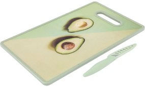Altom Dekoracyjna deska do krojenia Avokado znożem 23 × 37 × 2,5 cm