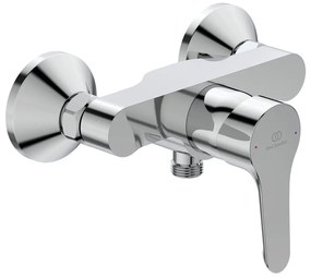 Prysznicowa bateria ścienna w kolorze srebra z połyskiem Alpha – Ideal Standard