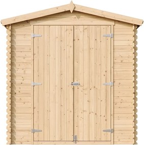 Drewniany domek ogrodowy  z podłogą - 3,53 m² / 206x216xH224 cm - M343C1+M343G