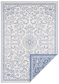 Niebiesko-kremowy dywan odpowiedni na zewnątrz NORTHRUGS Leyte, 120x170 cm