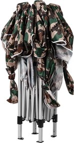 Instent Namiot ogrodowy - 3 x 3 m, kamuflaż + 2 boki