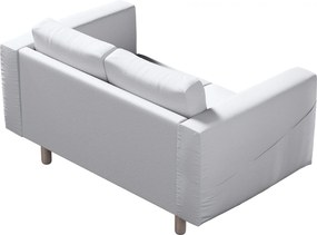 Pokrowiec na sofę Norsborg 2-osobową kolor biały tkanina strukturalna