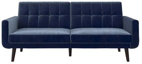 Niebieska sofa rozkładana 201 cm Nola – Støraa