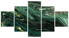 Obraz - Zielony marmur (125x70 cm)