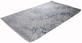 Dywan akrylowy 3 D Experience szaro-niebieski 160 cm x 230 (