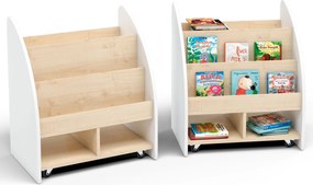 Dwustronna biblioteczka szkolna na kółkach Małgosia 6512725JU