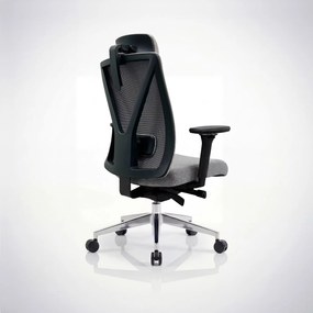 Fotel biurowy ergonomiczny szary VECTOR