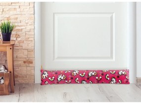 Bellatex Wałek uszczelniający LIN Jednorożec różowy, 15 x 85 cm