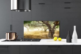 Panel nad blat kuchenny Samotne Drzewo Na Polanie