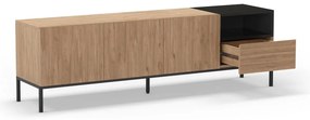 Szafka pod TV w naturalnym kolorze 180x55 cm Cailin – Marckeric