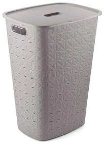 Curver Kosz na brudną bieliznę Softex 56 l, szary