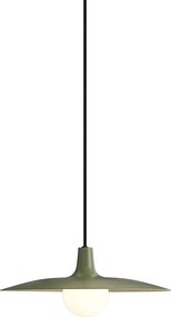 Retro lampa wisząca zielona do systemu szynowego 1-fazowego - Slimline Panzi
