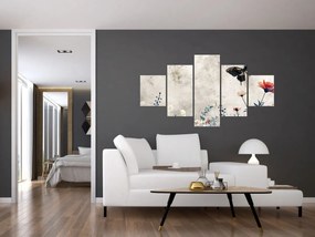Obraz - Łąka w betonie (125x70 cm)